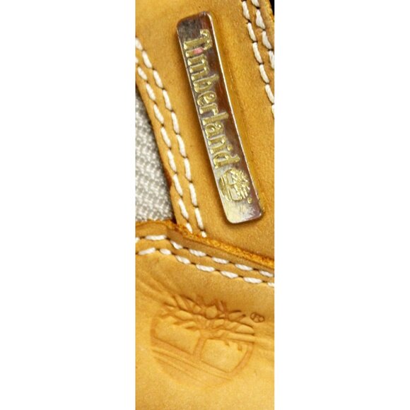 Timberland Hiking Work Boots Kids Little Boys 13 Brown Padded Patterned High Top - Picture 4 of 12